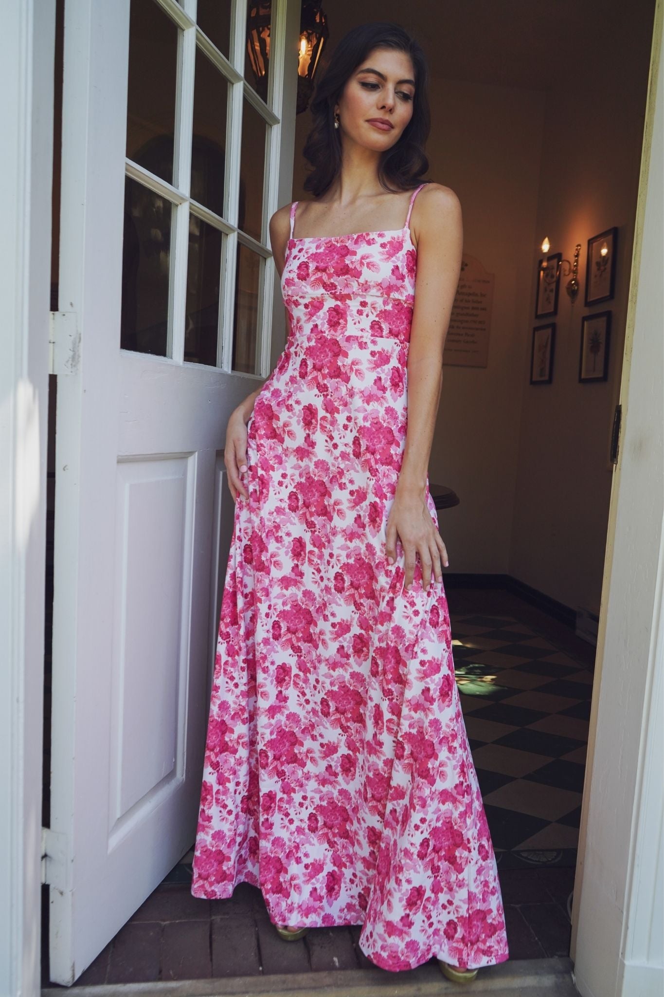 Brigette Dress - Raspberry Chateau - XL Brigette Dress - Raspberry Chateau - XL