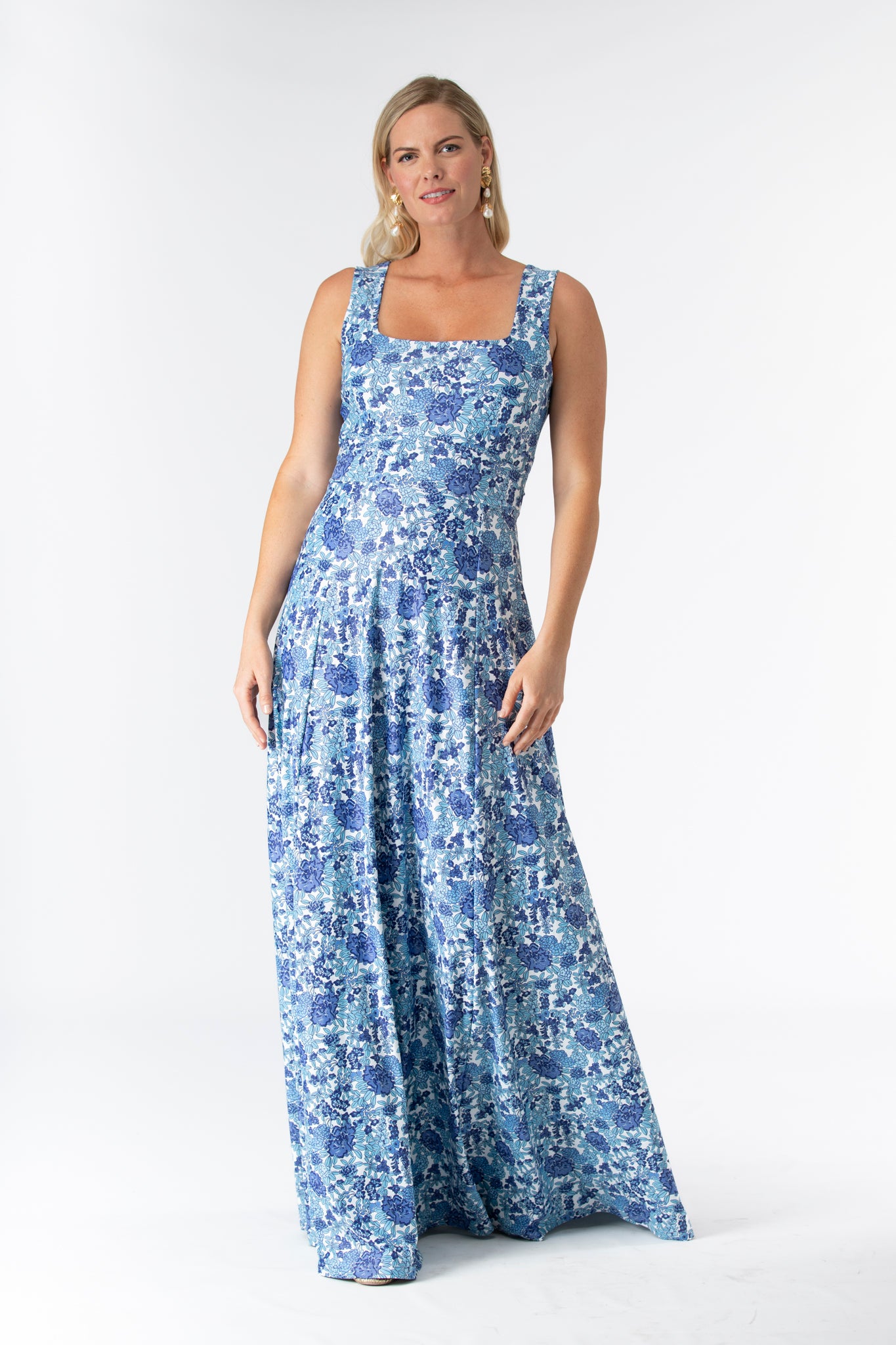 Cosette Dress in Porcelain Petals XXL Cosette Dress in Porcelain Petals XXL