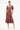 The Lucy Dress - Auburn Floral Orange