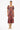 The Lucy Dress - Auburn Floral Orange