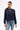 The Peggy Sweatshirt - Navy with Auburn Orange