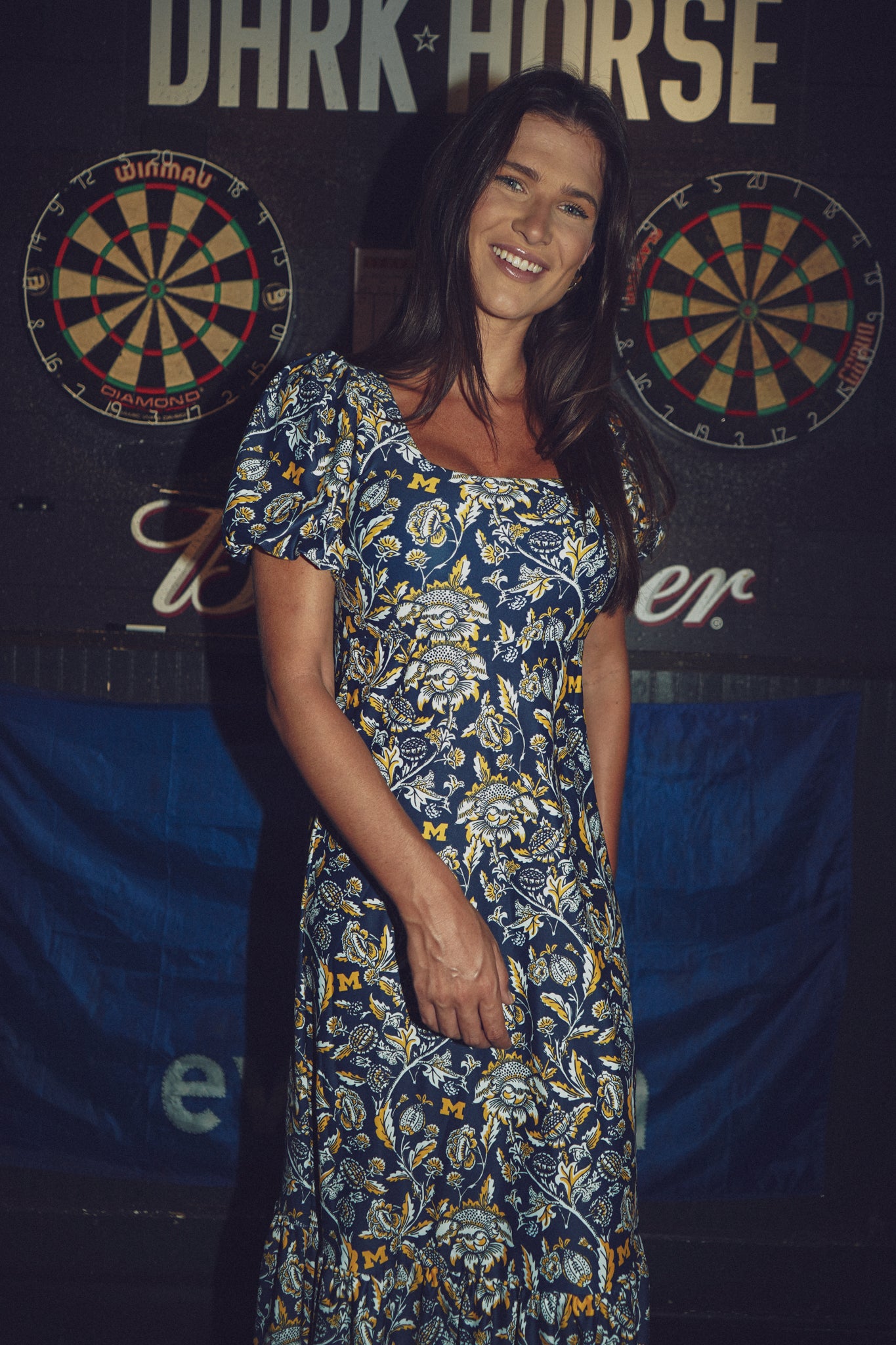 Official Tailgate Collection - Lucy Dress | Michigan Floral | Gameday College Football | State University | Women's size M | Floral Print Official Tailgate Collection - Lucy Dress | Michigan Floral | Gameday College Football | State University | Women's size M | Floral Print