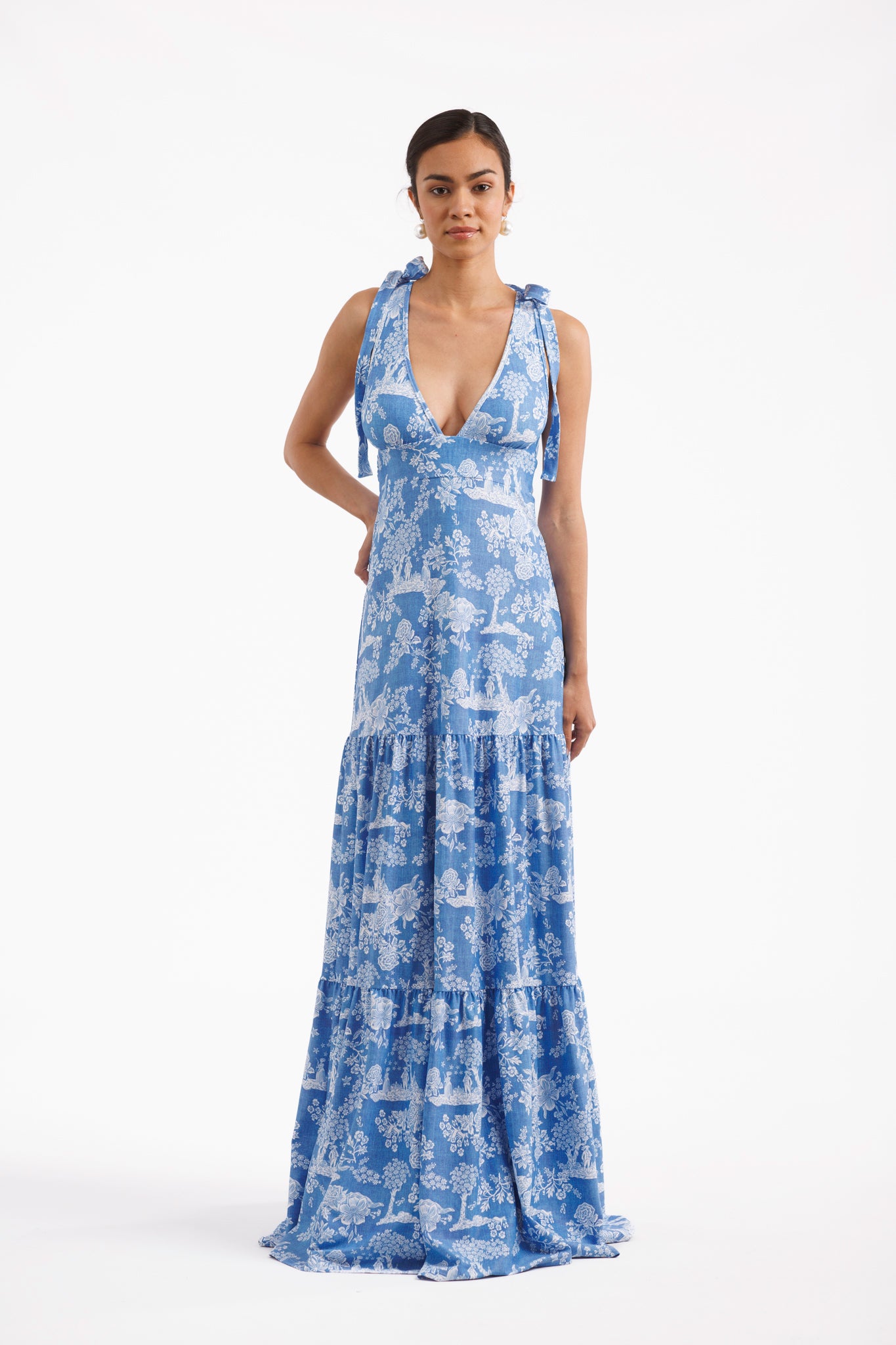 Smith & Quinn | The Clementine Dress - French Countryside | Women's Size M | Floral Print | Long Bridesmaid Dress Smith & Quinn | The Clementine Dress - French Countryside | Women's Size M | Floral Print | Long Bridesmaid Dress