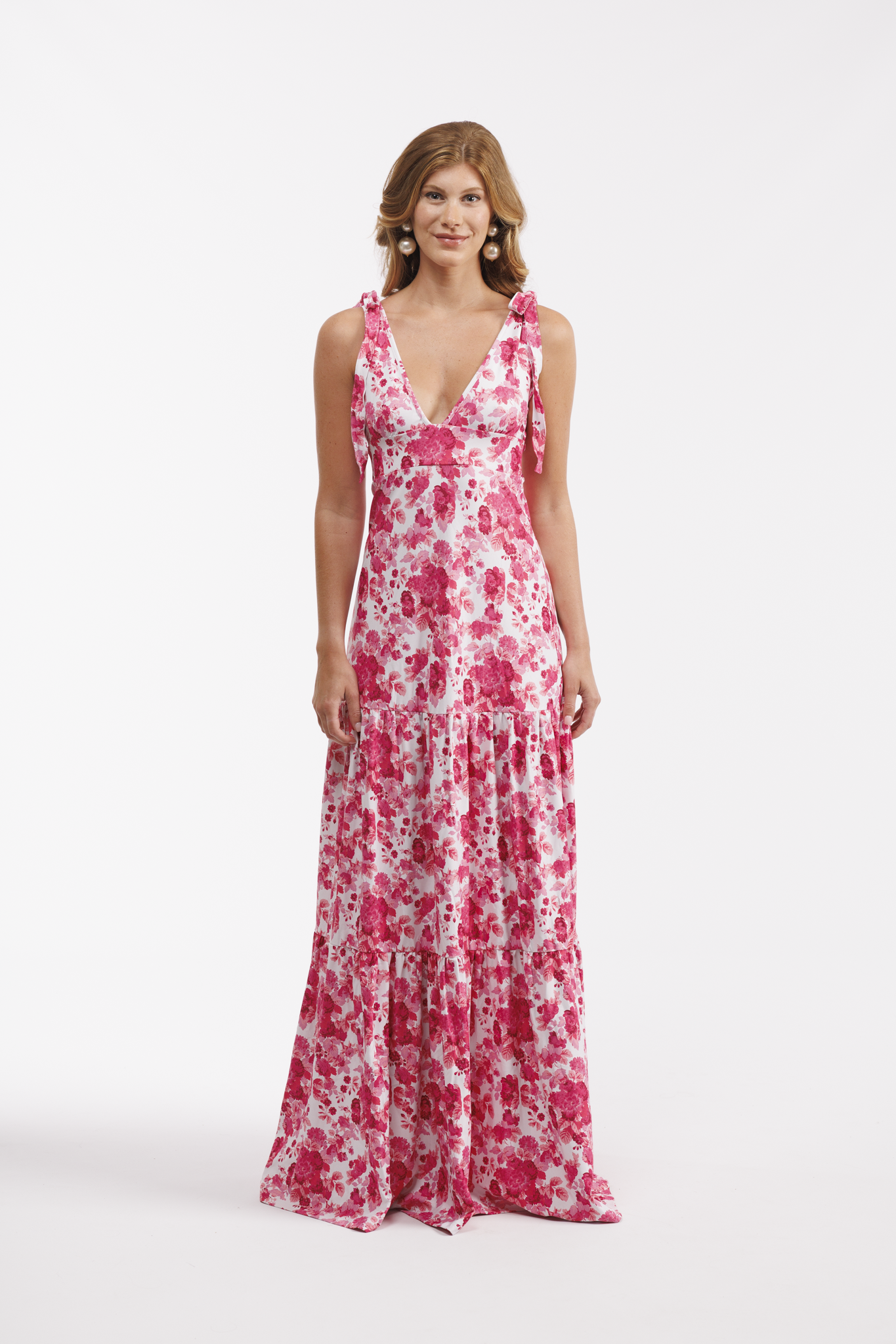 Smith & Quinn | The Clementine | Raspberry Chateau | Women's size S | Bridesmaid Long Dress | Floral Print Smith & Quinn | The Clementine | Raspberry Chateau | Women's size S | Bridesmaid Long Dress | Floral Print