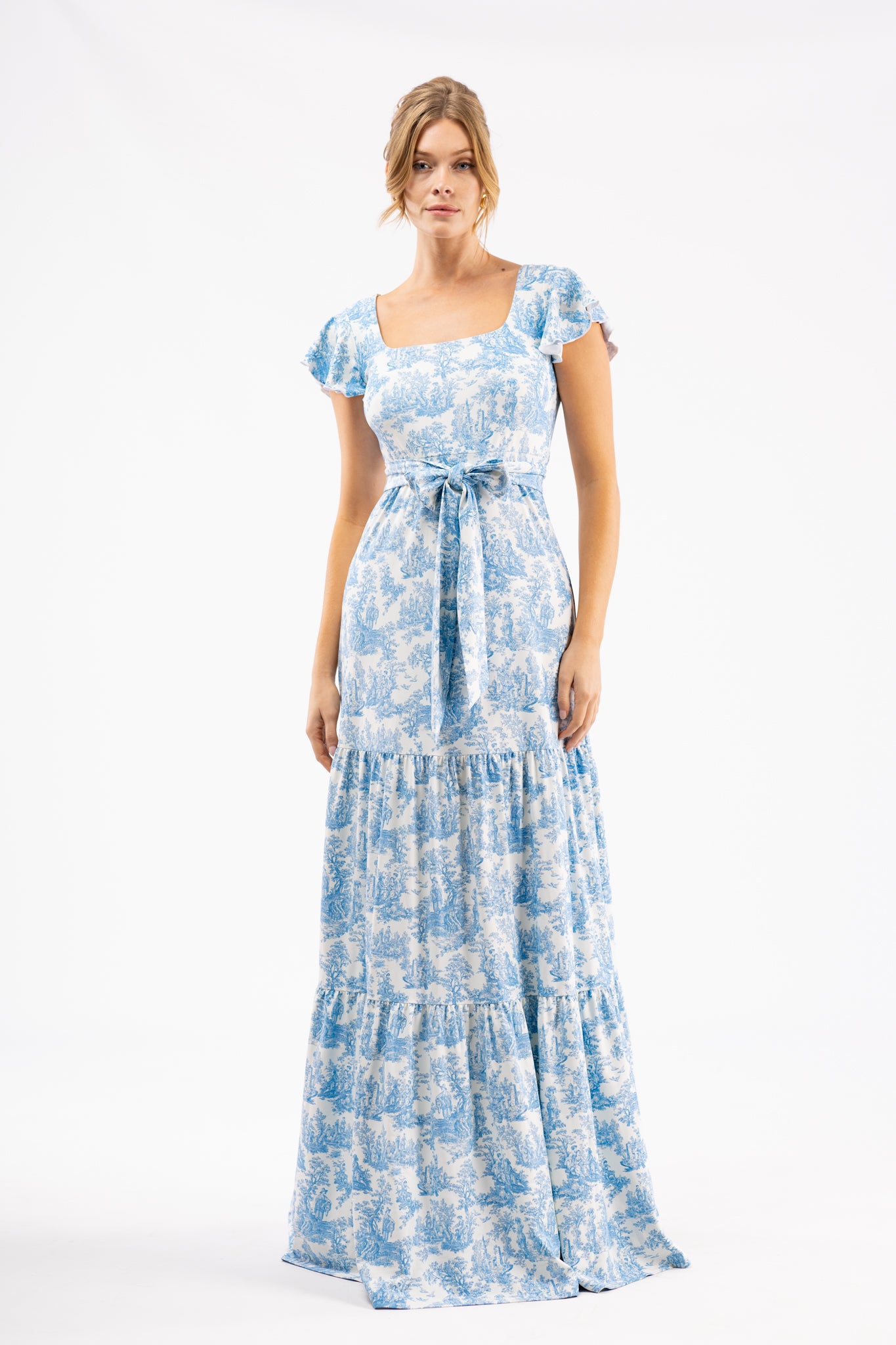 Smith & Quinn | The Isabella Dress - Skylight Toile | Women's Size 4XL | Floral Print | Long Bridesmaid Dress Smith & Quinn | The Isabella Dress - Skylight Toile | Women's Size 4XL | Floral Print | Long Bridesmaid Dress