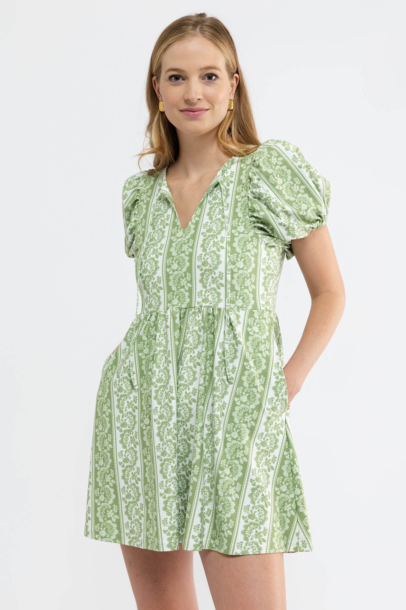 quinn puff sleeve mini dress Quinn Puff Sleeve Mini Dress - Women's Size M