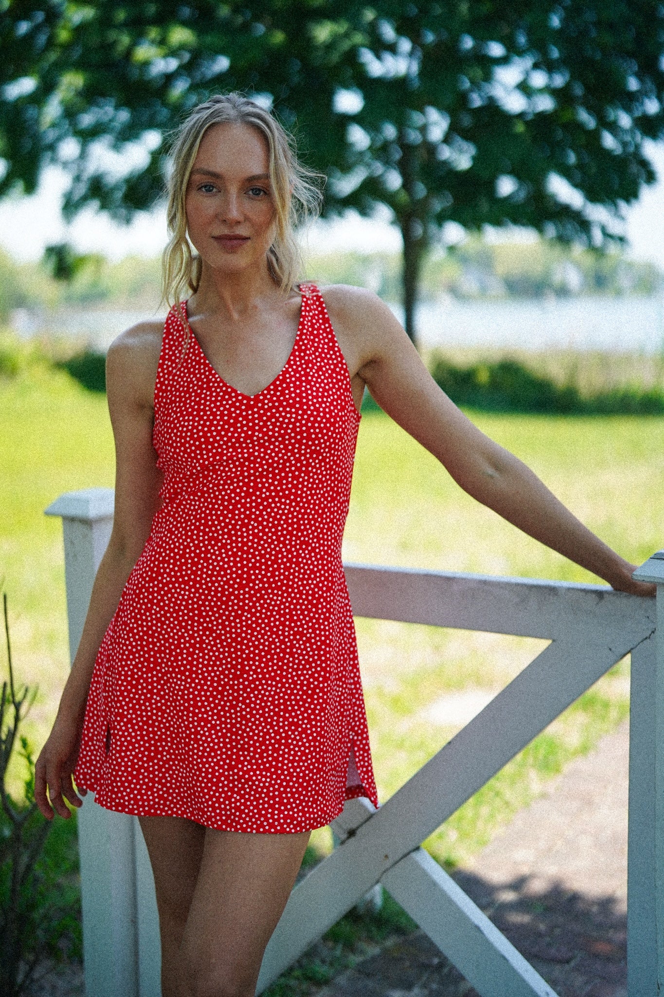Campbell Dress - Tomato Dot Smith and Quinn Campbell Dress - Tomato Dot Smith and Quinn