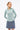 The Ava 1/4 Zip Pullover with Ruffle - Mint