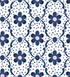 The Ava 1/4 Zip - Indigo Wallflower