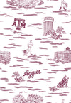 The Grayson 1/4 Zip Pullover - Texas A&M Toile