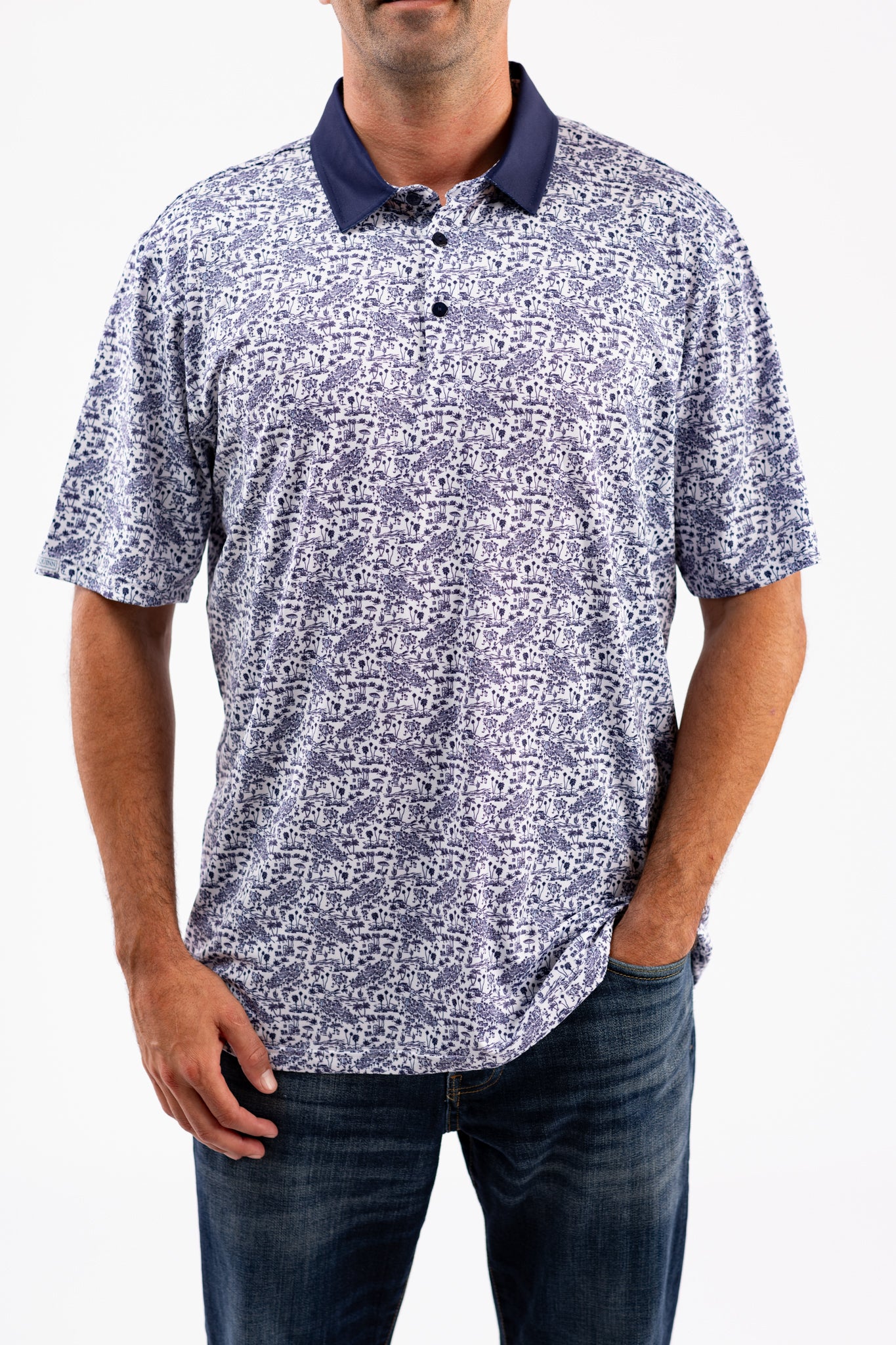 The Smitty Light Polo - Blue Oasis