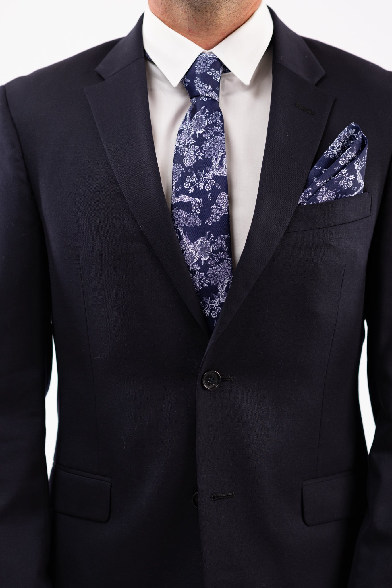 Tie In French Tie - French Country Navy – Smith and Quinn