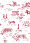 The Tory Dress - Alabama Gameday Toile