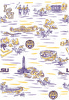 The Tory Dress - LSU Toile