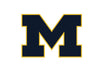 The Gwen Skort - White with Michigan Blue/Maize