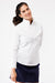 The Frankie Full Zip with Ruffle Detail - White