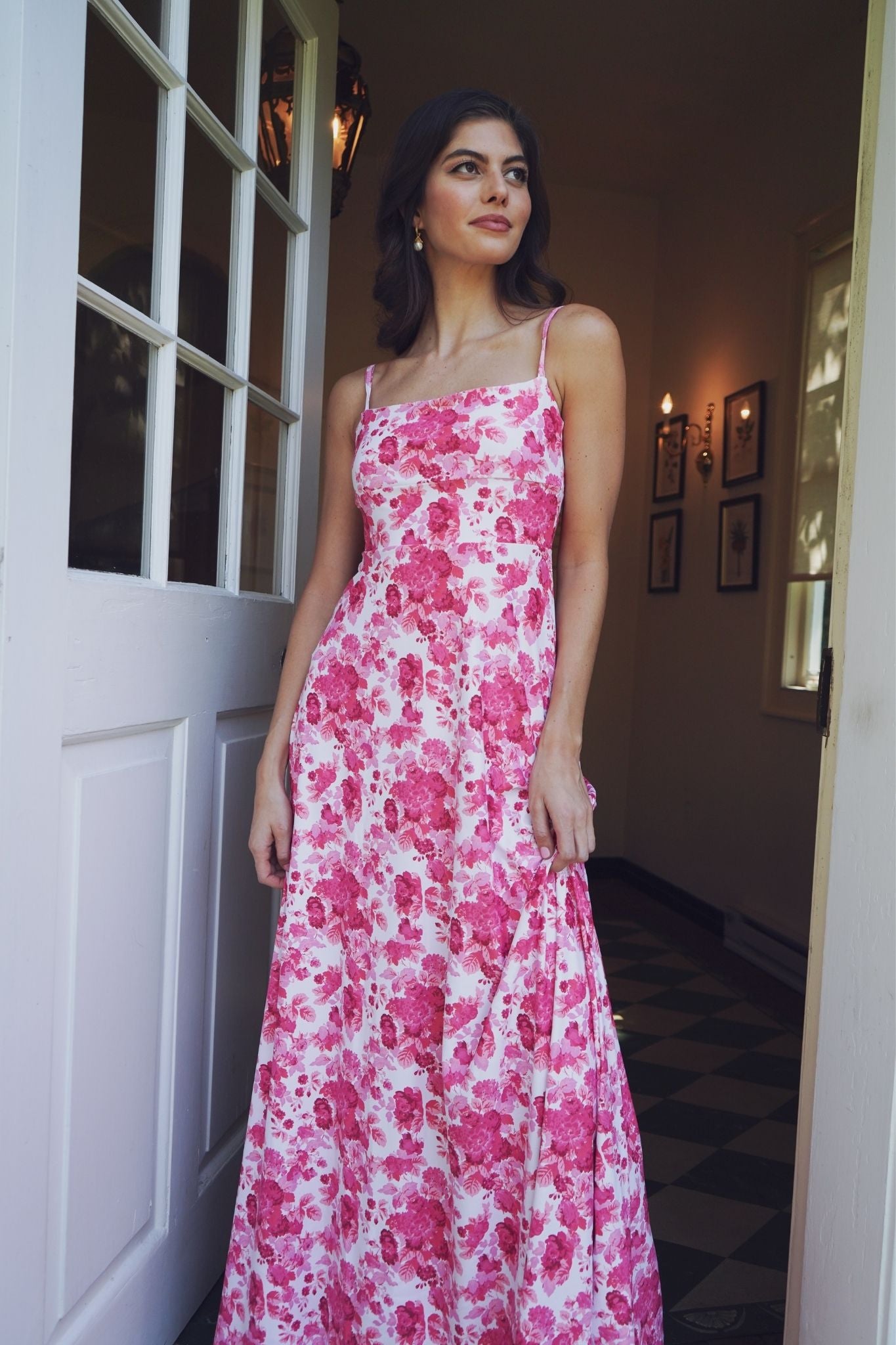 Brigette Dress - Raspberry Chateau - XL Brigette Dress - Raspberry Chateau - XL