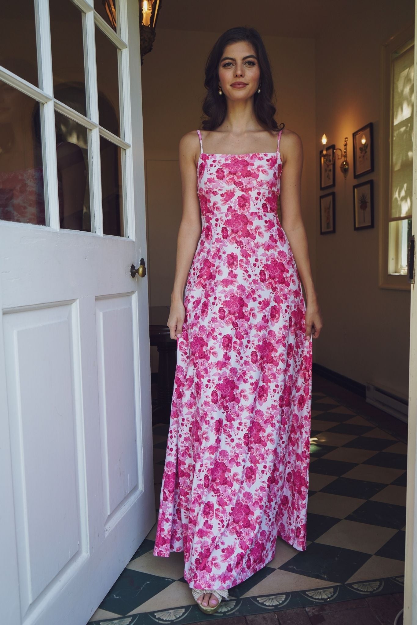 Brigette Dress - Raspberry Chateau - XL Brigette Dress - Raspberry Chateau - XL