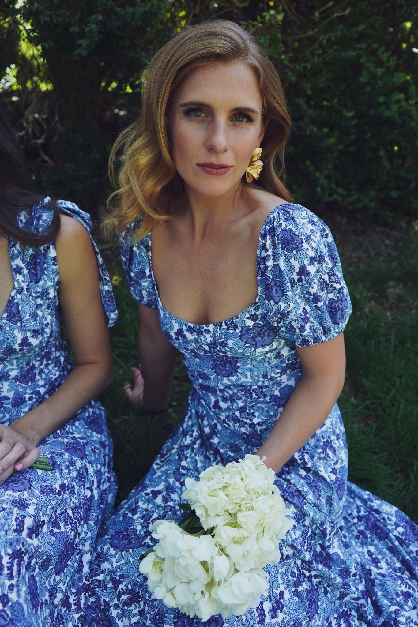 Smith & Quinn | The Elizabeth | Porcelain Petals | Women's size M | Bridesmaid Long Dress | Floral Print Smith & Quinn | The Elizabeth | Porcelain Petals | Women's size M | Bridesmaid Long Dress | Floral Print
