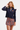 The Grayson 1/4 Zip Pullover - Navy/Auburn Orange