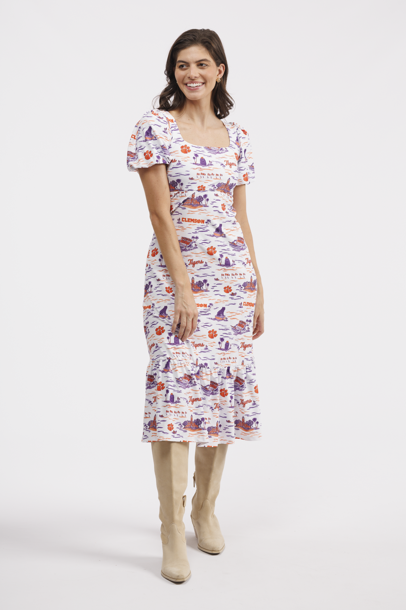 Lucy Dress - Clemson Toile | Women's Size M | Floral Print Lucy Dress - Clemson Toile | Women's Size M | Floral Print
