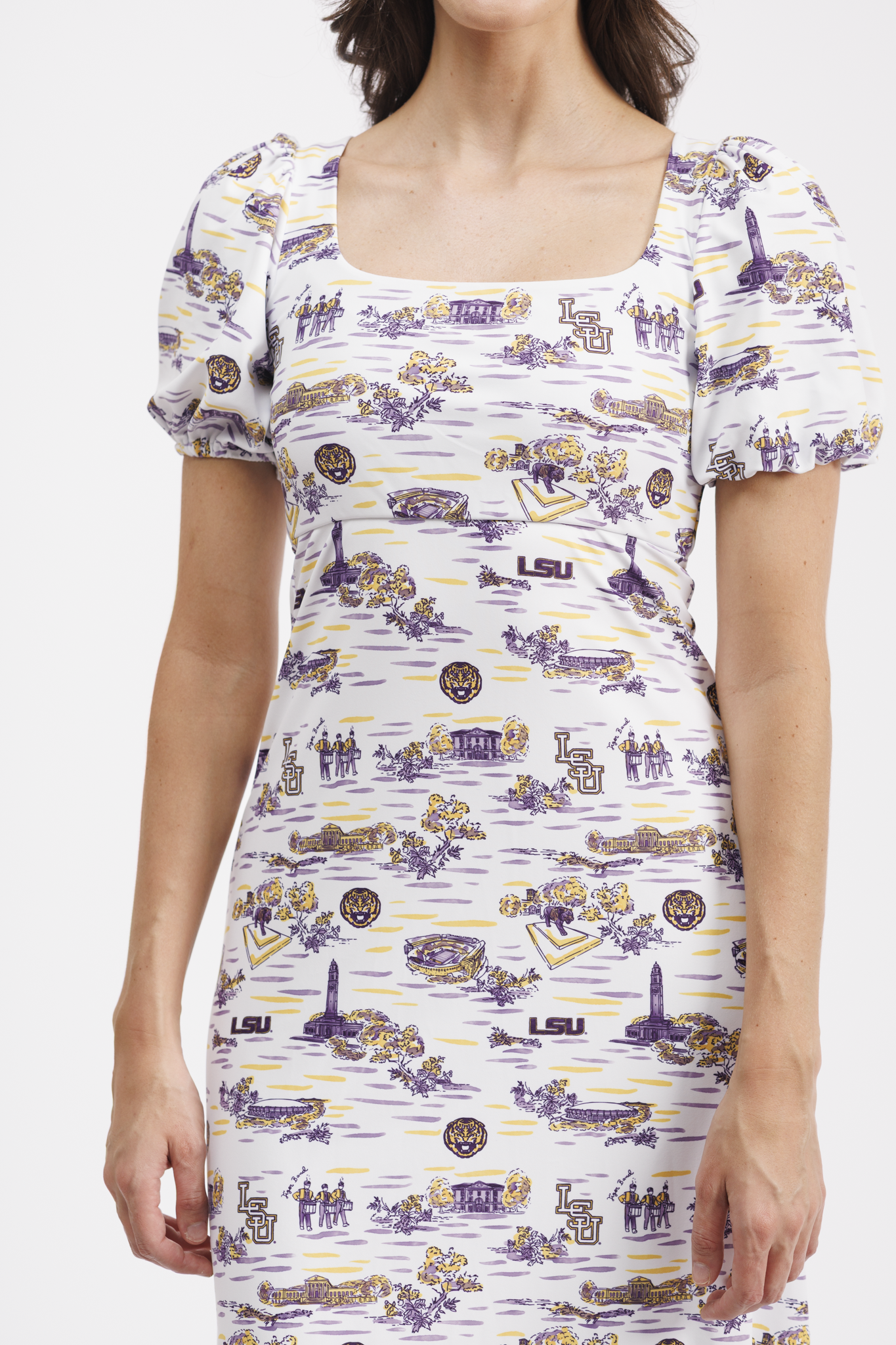 Lucy Dress - LSU Toile | Women's Size S Lucy Dress - LSU Toile | Women's Size S