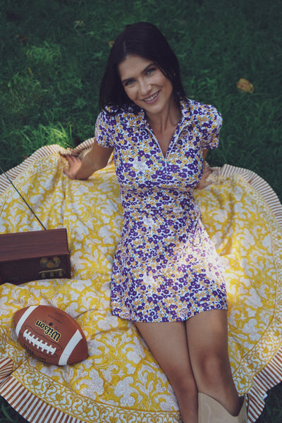 LSU Floral Ivy Dress