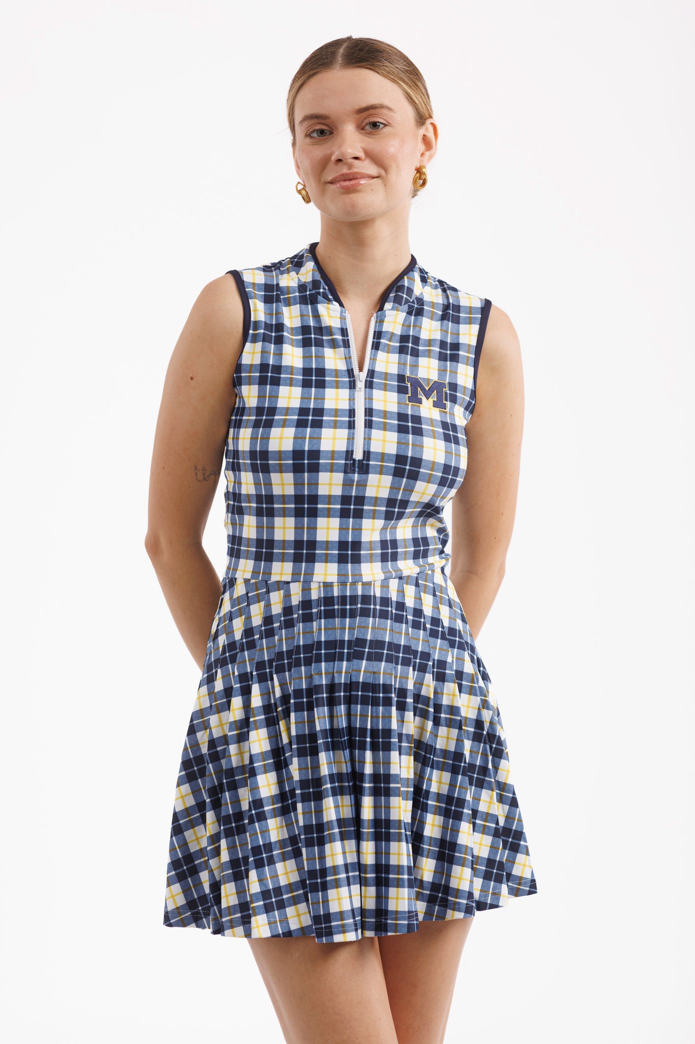 Mackenzie Dress - Michigan Plaid Smith and Quinn Mackenzie Dress - Michigan Plaid Smith and Quinn