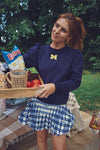 The Peggy Sweatshirt - Michigan Blue