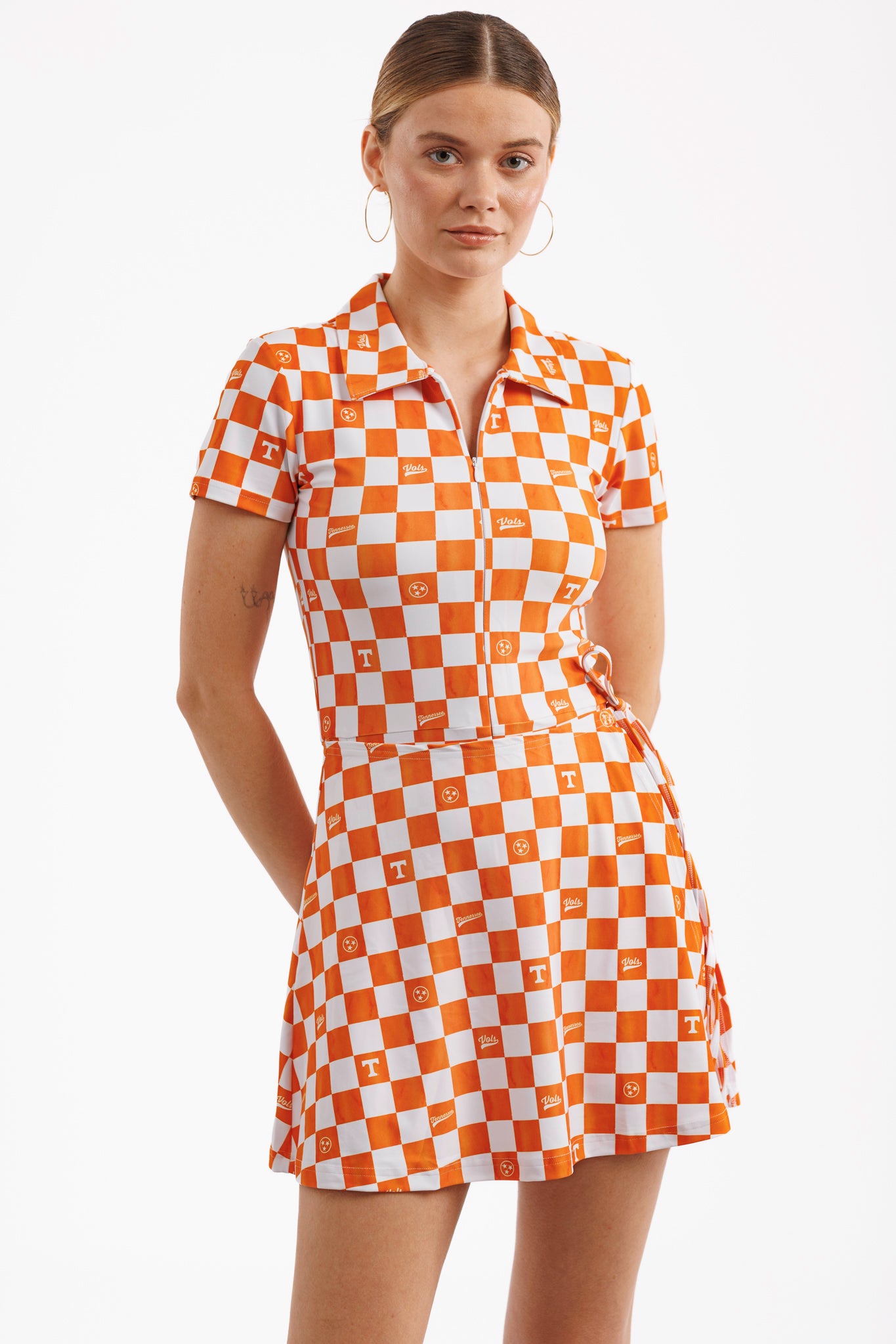 checkered t shirt dress Court Culture Checkerboard T Shirt Dress Miami HEAT