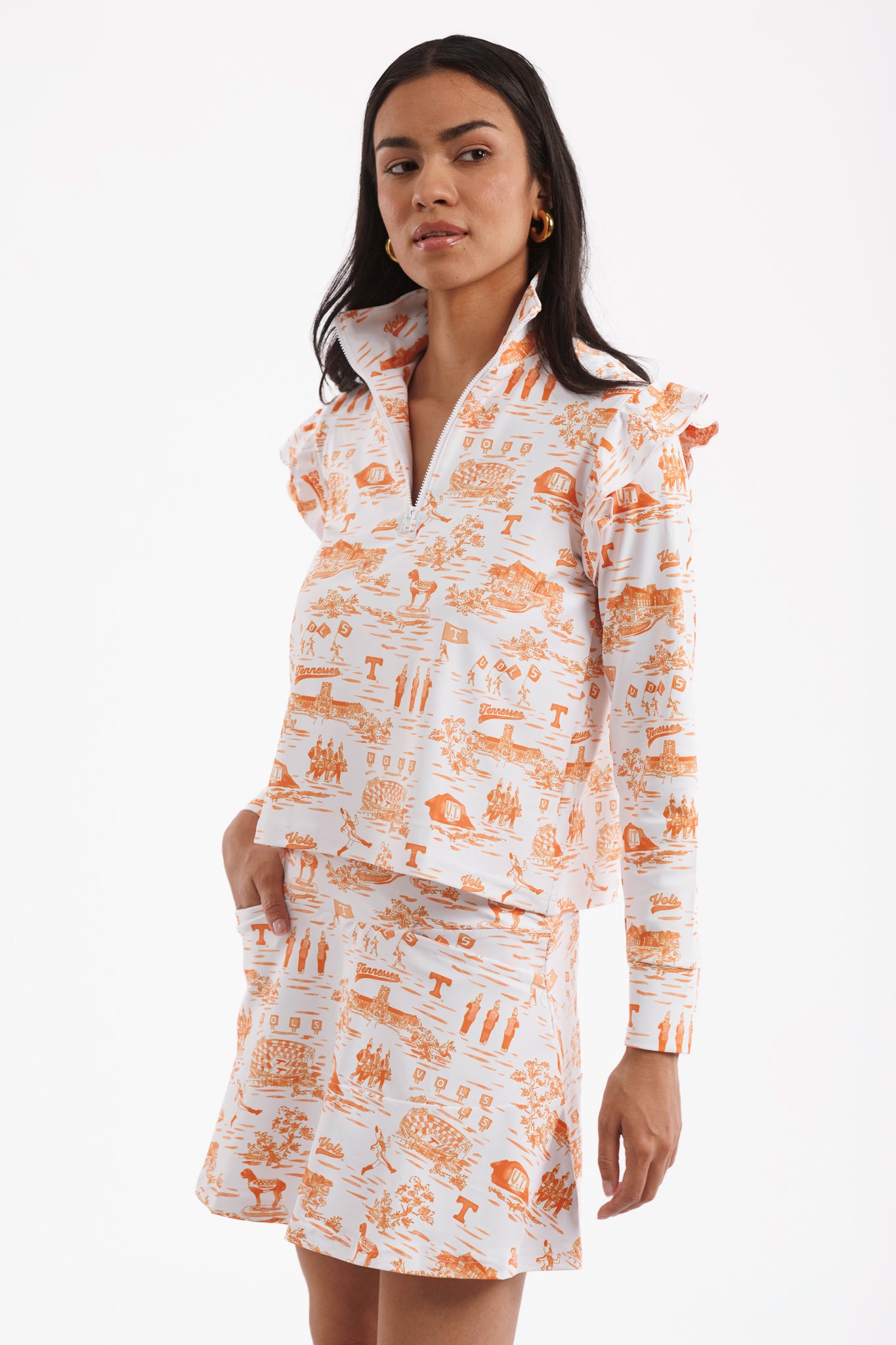 Tailgate Collection Molly Skort - Tennessee Toile