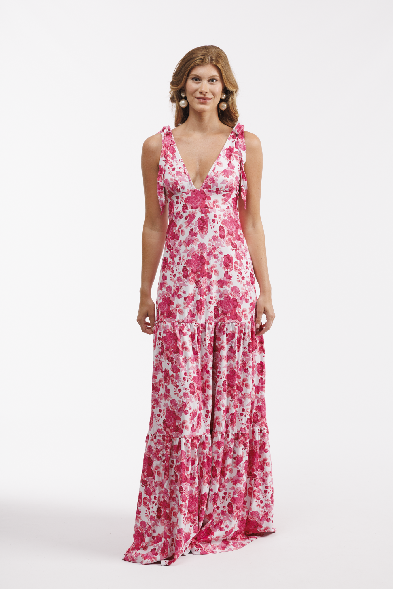 Smith & Quinn | The Clementine | Raspberry Chateau | Women's size S | Bridesmaid Long Dress | Floral Print Smith & Quinn | The Clementine | Raspberry Chateau | Women's size S | Bridesmaid Long Dress | Floral Print