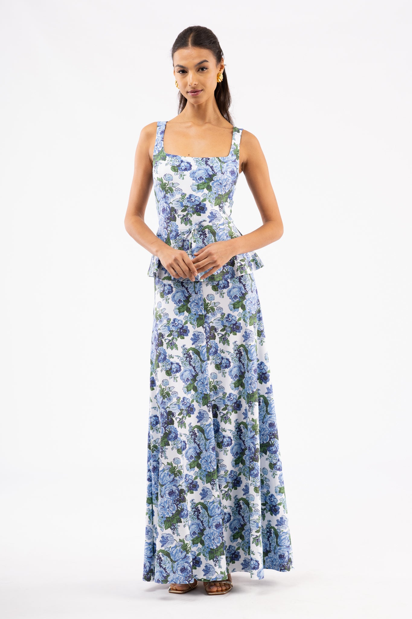 Smith & Quinn | The Siena Dress - Something Blue | Women's Size S | Floral Print | Long Bridesmaid Dress Smith & Quinn | The Siena Dress - Something Blue | Women's Size S | Floral Print | Long Bridesmaid Dress