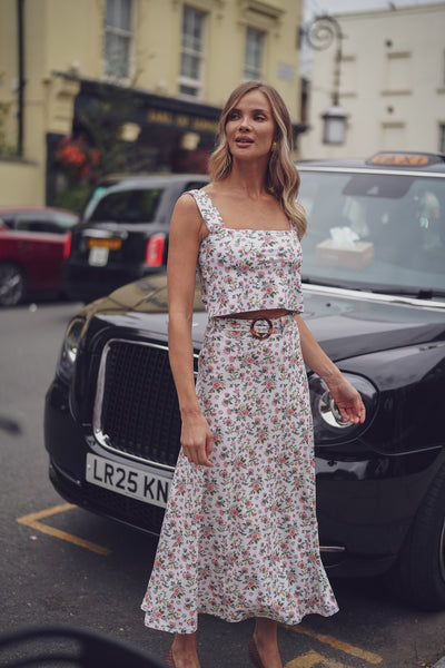 Bennett Skirt - Chantilly Garden – Smith and Quinn