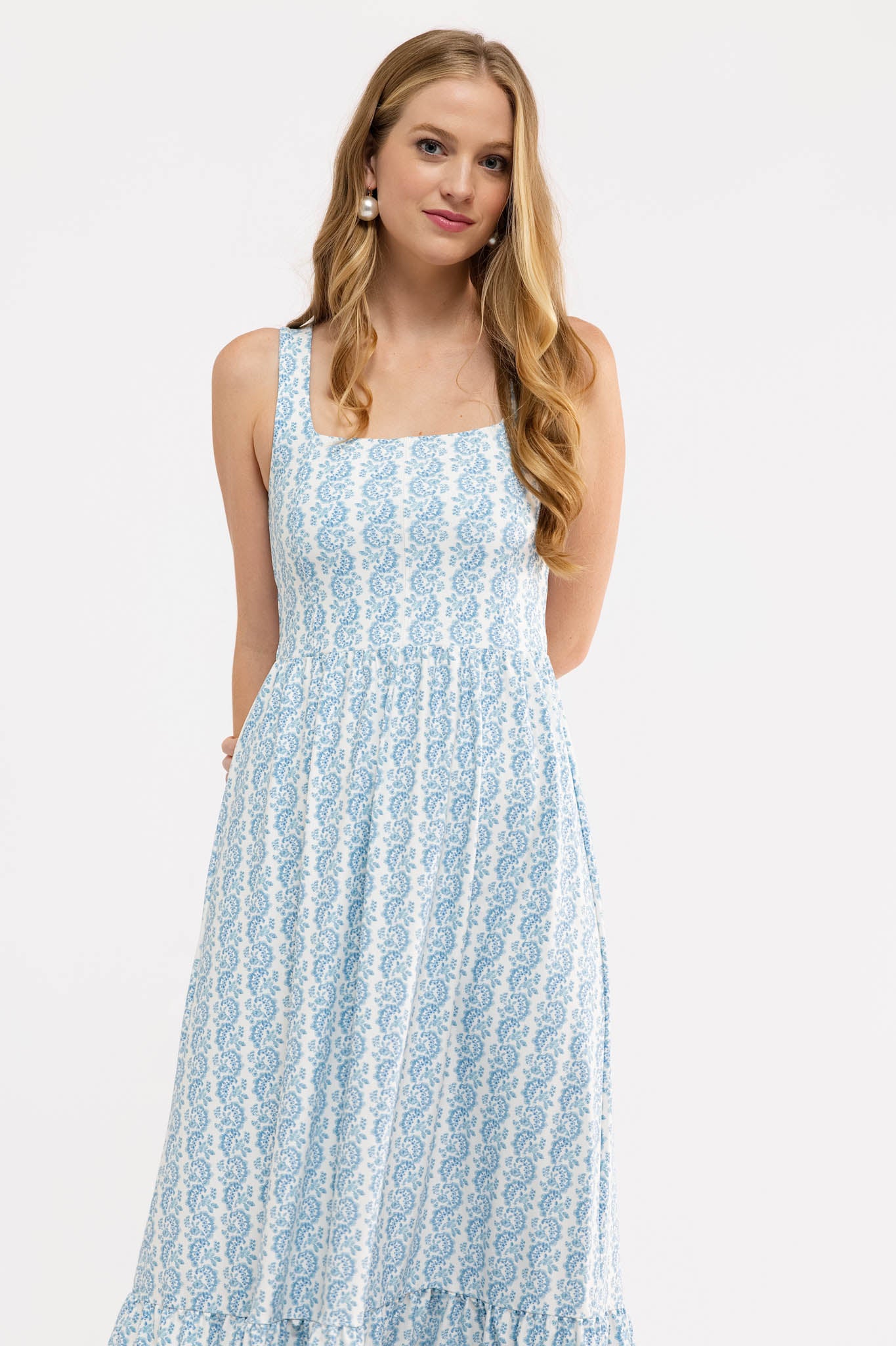 Smith & Quinn | The Bernadette Dress - Marigold Twist | Women's Size Marigold Twist / M | Floral Print | Luxury Ladies Apparel Smith & Quinn | The Bernadette Dress - Marigold Twist | Women's Size Marigold Twist / M | Floral Print | Luxury Ladies Apparel