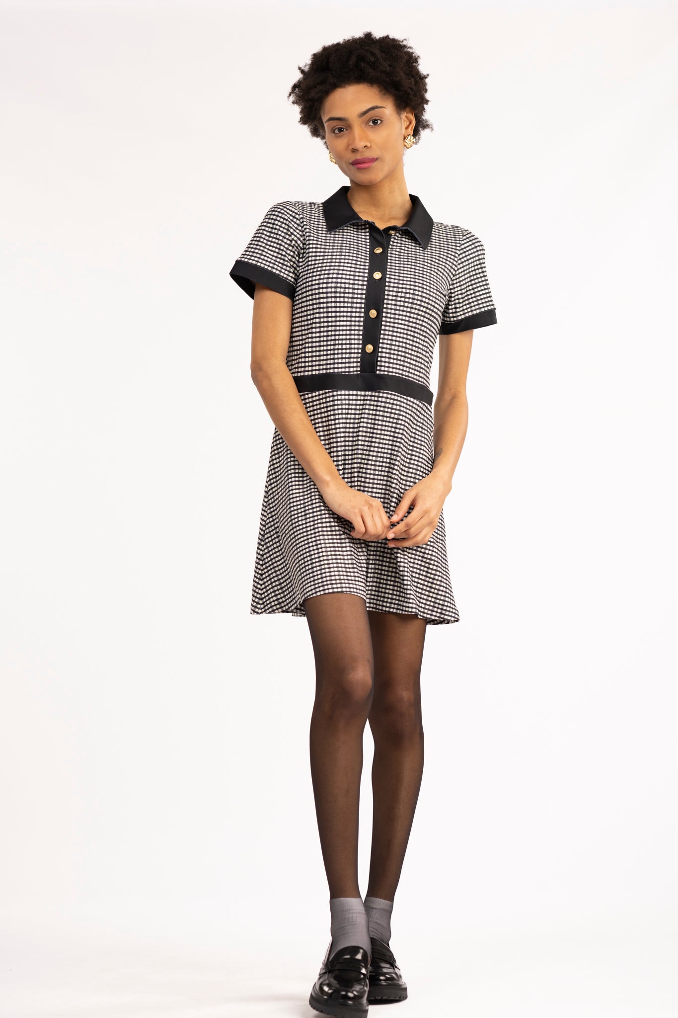 The Meritt Dress - French Gingham