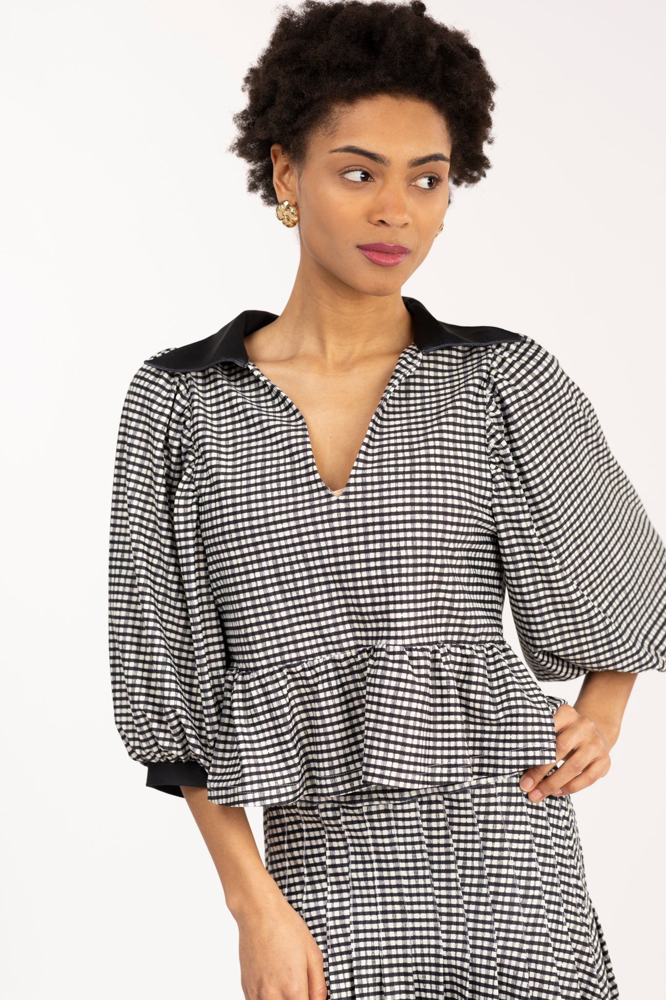 The Wren Top - French Gingham