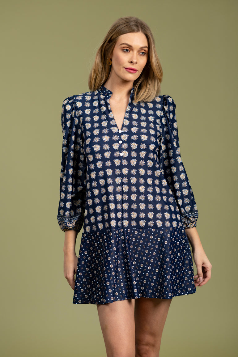 Smith & Quinn Lucille Dress in Rosemary Stripe