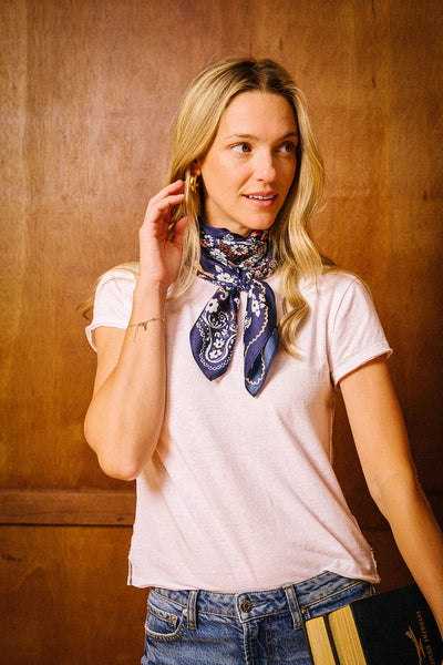 Square Silk Scarf - Auburn Bandana – Smith and Quinn