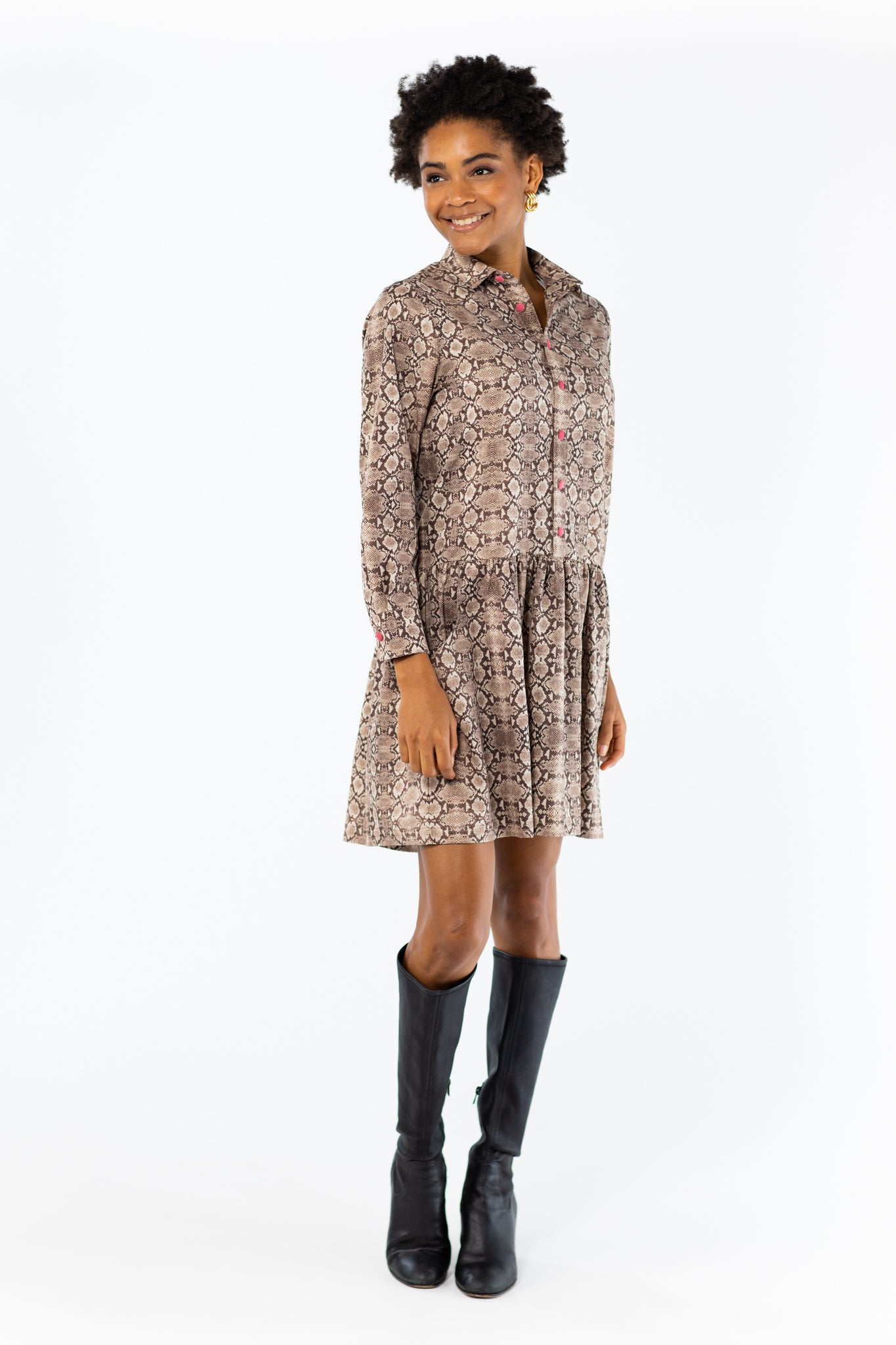 The Sorrento Dress - Snakeskin