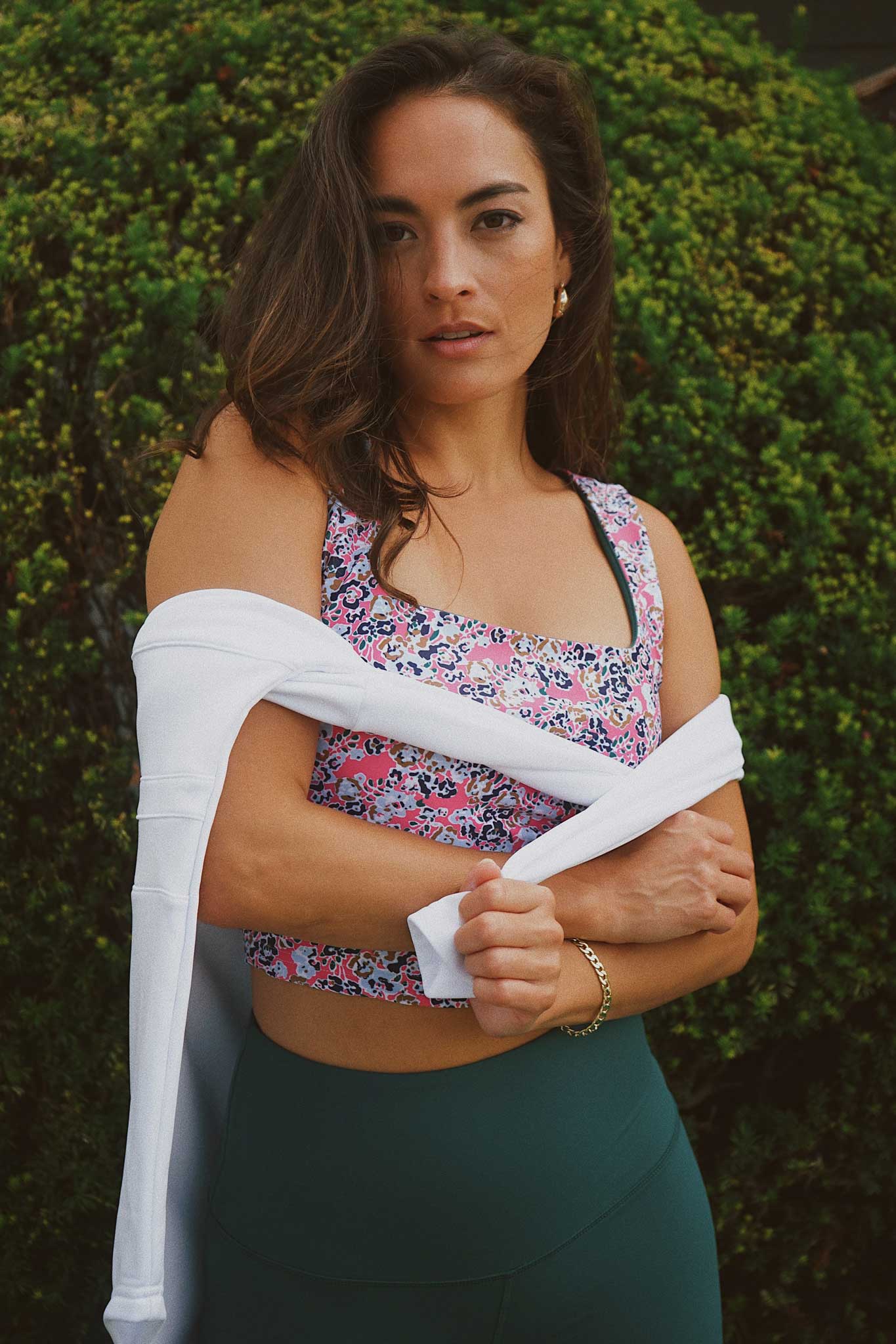 The Maxine Crop Top - Rouje Bouquet