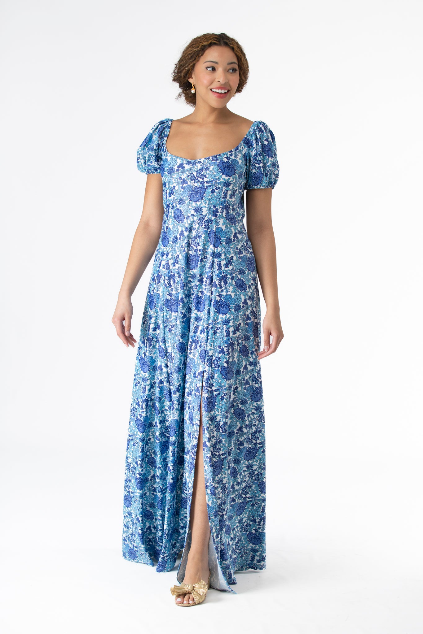 Smith & Quinn | The Elizabeth | Porcelain Petals | Women's size M | Bridesmaid Long Dress | Floral Print Smith & Quinn | The Elizabeth | Porcelain Petals | Women's size M | Bridesmaid Long Dress | Floral Print