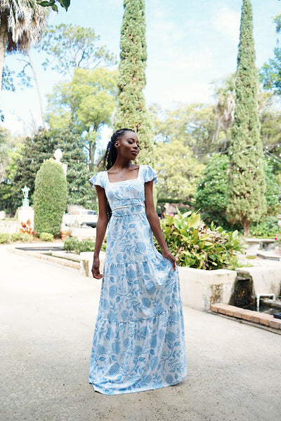 Isabella Dress - Dusty Bloom – Smith and Quinn